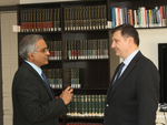 Ambassador of India Suresh Babu at the Diplomatic School