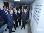 Prime Minister Nikol Pashinyan gets acquainted with the exhibition dedicated to the 10th anniversary of the Diplomatic School
