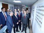 Prime Minister Nikol Pashinyan gets acquainted with the exhibition dedicated to the 10th anniversary of the Diplomatic School