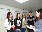 A group of students of the Department of International Relations of the MSU Yerevan branch at the Diplomatic School