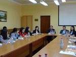 Meeting with the Ombudsman of the Artsakh Republic, Gegham Stepanyan