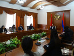 Meeting with Artak Beglaryan, Minister of State of the Republic of Artsakh