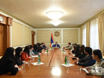 Meeting with Arayik Harutunyan, President of Artsakh