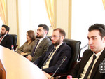 Meeting with Artur Tovmasyan, Chairman of the National Assembly of Artsakh