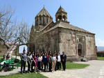 A group photo in Gandzasar Monastery 