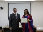 Certificates ceremony at the completion of the training programme for KRG diplomats