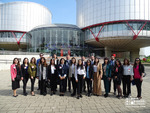 Students and graduates of the Diplomatic School visit the European Court of Human Rights (ECHR), Strasbourg